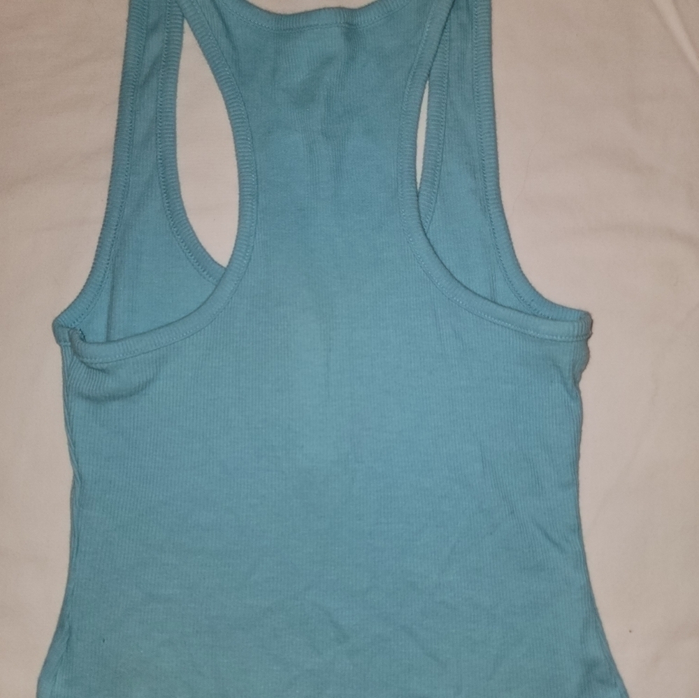 AMERICAN Eagle Turquoise Tank Size Small - Picture 3 of 5
